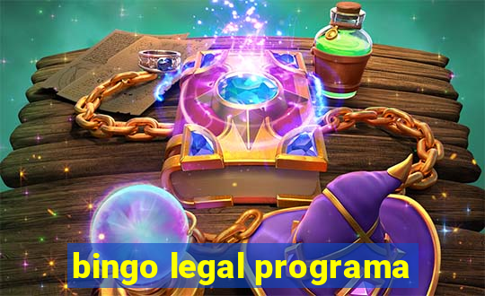 bingo legal programa